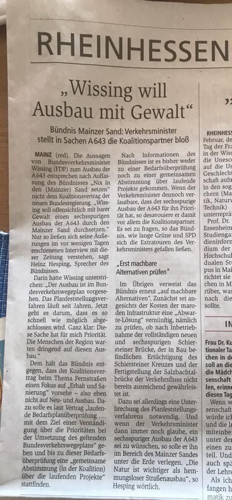 pcbritz's tweet photo. @Luisamneubauer But... one more lane will fix it 😉
#mainz #mainzersand https://t.co/Rsk7GKxbuC