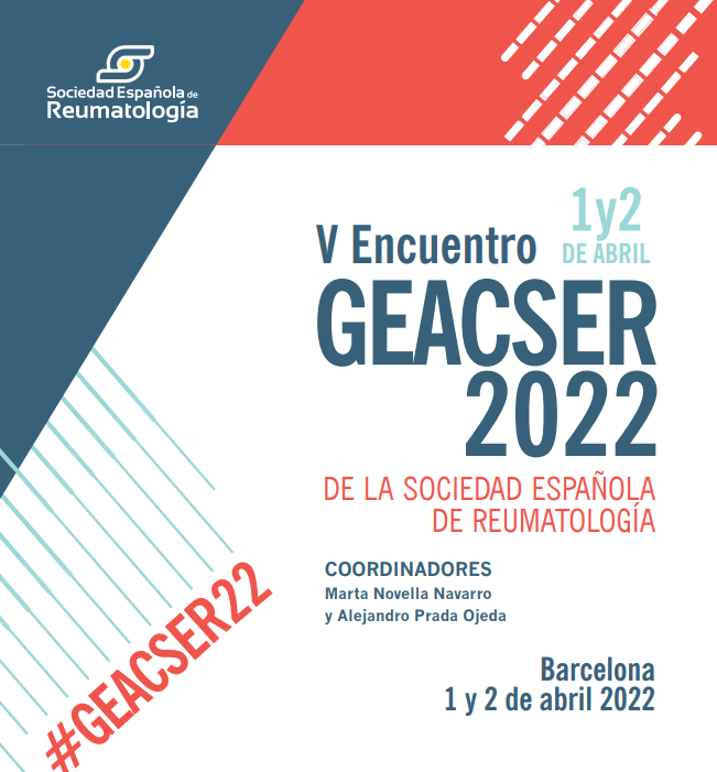 enriquecalvoA's tweet photo. 👏Gracias a los coordinadores de GEACSER, en abril será posible la reunión presencial en Barcelona del grupo de trabajo de artritis microcristalinas de @SEReumatologia con mesas muy interesantes y taller con cadáveres. 
¡Gracias @alexprada81 y dra.novella!
#GEACSER22 #gota #urico https://t.co/Ri9IEizk2d