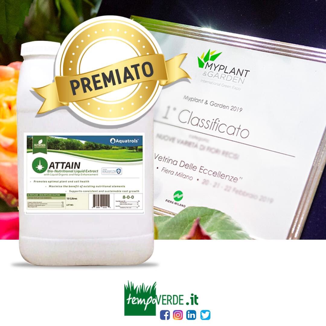 michael_fance's tweet photo. @AquatrolsEurope #Attain has received an award reserved for Myplant &amp; Garden exhibitors who present the latest and most relevant innovations; able to stand out for their innovative capacity, social value, environmental benefits and product sustainability. Forza @Tempoverdesrl 🇮🇹 https://t.co/7pLfPABiGp