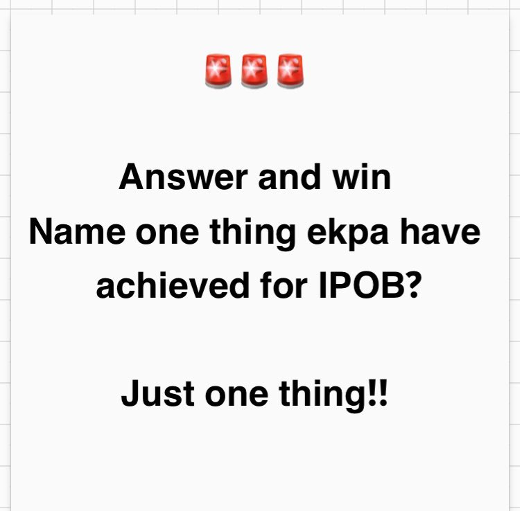 Igwe_simba's tweet photo. Ekpapilot is the next best thing after slice bread, we believe you.

Oya come and list real work he is doing for our freedom. https://t.co/TQpcpxhTgW