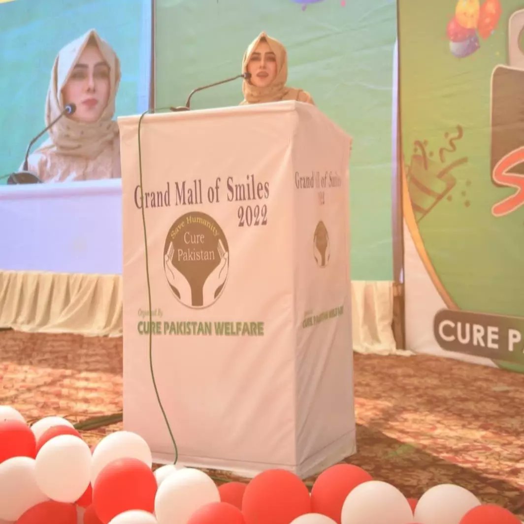 I am honoured to be a guest at this event for such a great cause, Free shopping mall for Orphans 'Mall of Smiles '  Thanks to the organisers of Cure Pakistan Welfare  for having me and congratulations on the successful event 
#KulsoomHazara  #GuestofHonour #MallofSmiles