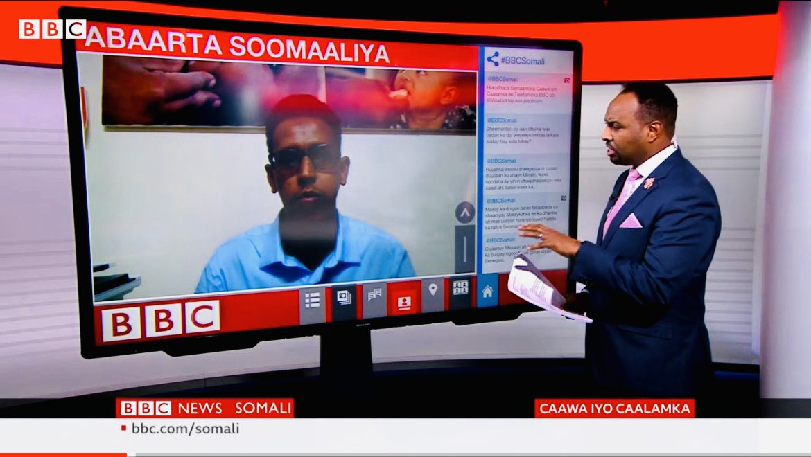 SaveChildrenSO's tweet photo. In an interview with @BBCSomali, our humanitarian advisor @farahAdanMohume warned about the worsening drought situation in #Somalia. Projections show about 4.6 million Somalis face food insecurity.

📺 https://t.co/EqYpo1Vkbo https://t.co/kZ2yM8YJ0I