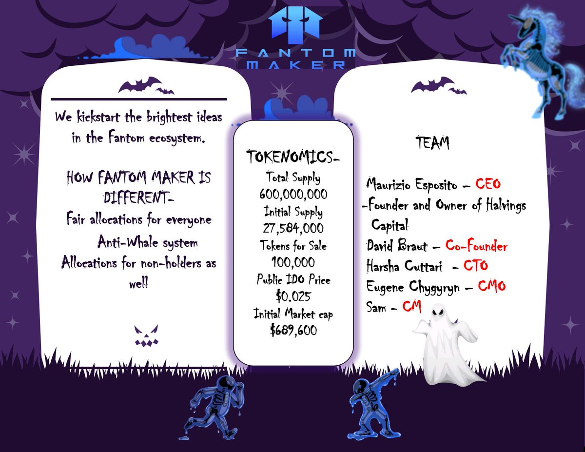 @FantomMaker Hey please check my onepager for @FantomMaker #FAME #Famecontest