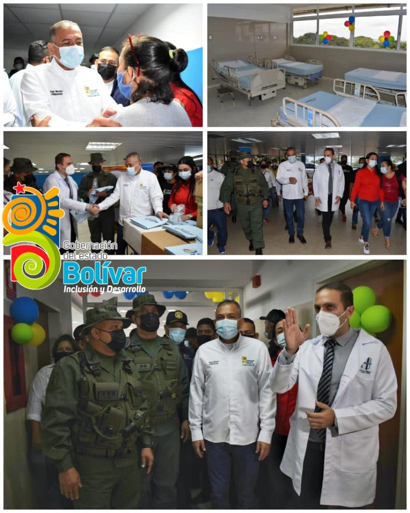 Hoy estamos en el Hospital Dr. Raul Leoni de Guaiparo reinaugurando la Sala de Hospitalización de Cirugía General. Realizamos dotaciones de insumos, soluciones y sobre camas, también estamos suministrando alimentación a nuestros pacientes.