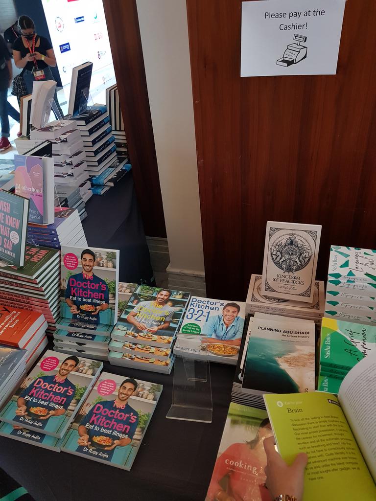 JermeoR's tweet photo. Tomorrow: last chance to meet Dr. Rupy Aujla and also buy his books at the @EmiratesLitFest https://t.co/RxMVZg9lf3