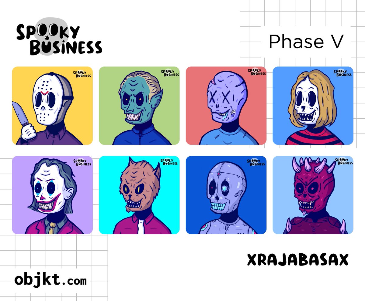 XRAJABASAX's tweet photo. Surprise!! Ready for Spooky Business?! The new phase is ready on listing. You'll see some drops arent get priced. Just offer me! So check this out
https://t.co/MLTlbiPVoz
#nft #NFTCollection #nftcollectors #NFTCommumity #pfpNFT #tezos #CleanNFT #objktcom https://t.co/V1jSVpCO9Q