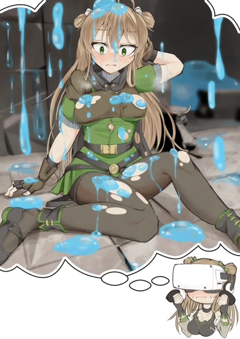 RFB_3 #ドールズフロントライン #少女前線 #少女前线 #RFB(ドールズフロントライン) #エロトラップ #スライム https://t.co/RMfvQCO8Fn 