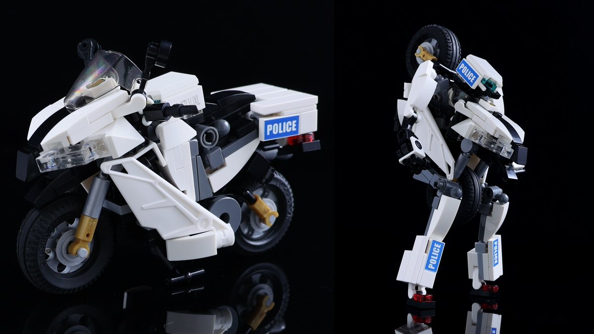 Moko バイクからロボに変形するレゴロボ新作完成しました バイクの変形ロボを作るのは人生で初めてだったのでどうやって変形させるかかなり悩みましたがなんとか形にできました Lego Legoロボ Vehicle Bot 02 レゴ道 T Co 6giwcwoghu