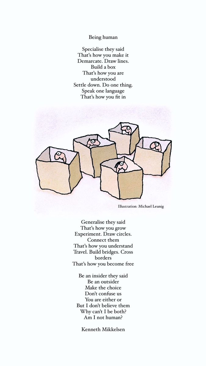 KenHMikkelsen's tweet photo. On being human.
#neogeneralist https://t.co/SvNIGTZYGn