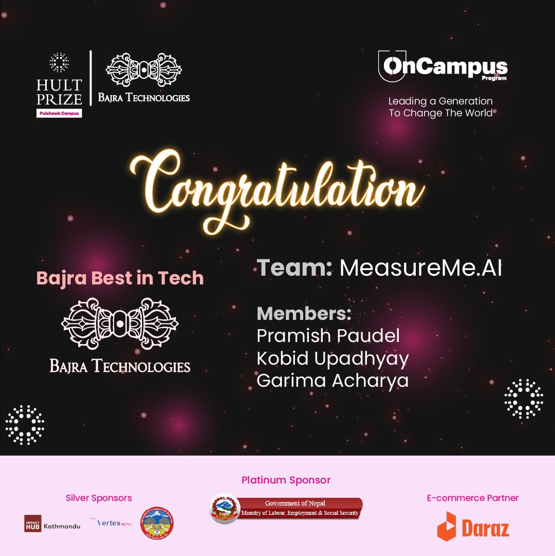 hultatioe's tweet photo. The “Bajra Best in Tech” is awarded to none other than  “https://t.co/7CvWFhiZdX” for their wonderful tech integration in their project. 📢 It was really an astute project. 

Congratulations https://t.co/7CvWFhiZdX!

#hultprize 
#hult 
#hultatioe 
#hultprize2022 https://t.co/6gXew0ki8V