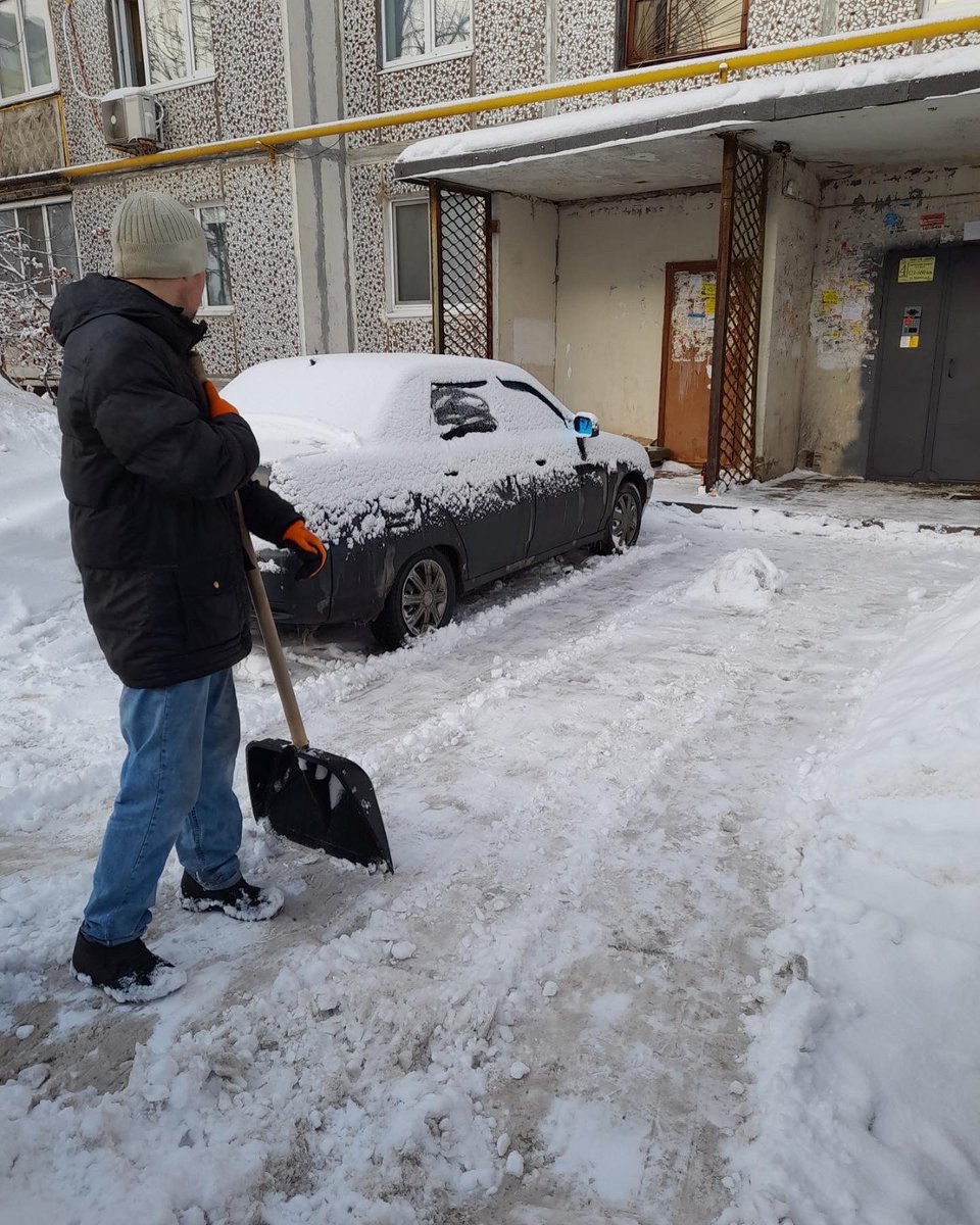 Уборка снега на 116 км 
#Куйбышевский