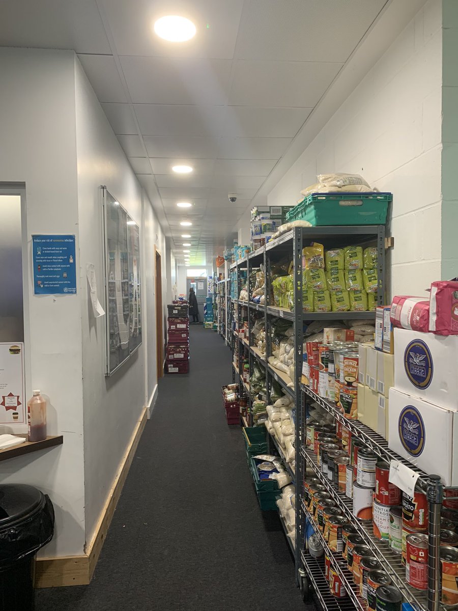 Huge thank you to all the volunteers who worked tirelessly to ready the <a href="/Frenford_Clubs/">Frenford Youth Club</a> food bank shelves for our delivery run next weekend. It was hard graft and all our young people had such a fantastic attitude - well done! Big thanks to Woodford scouts who donated again too