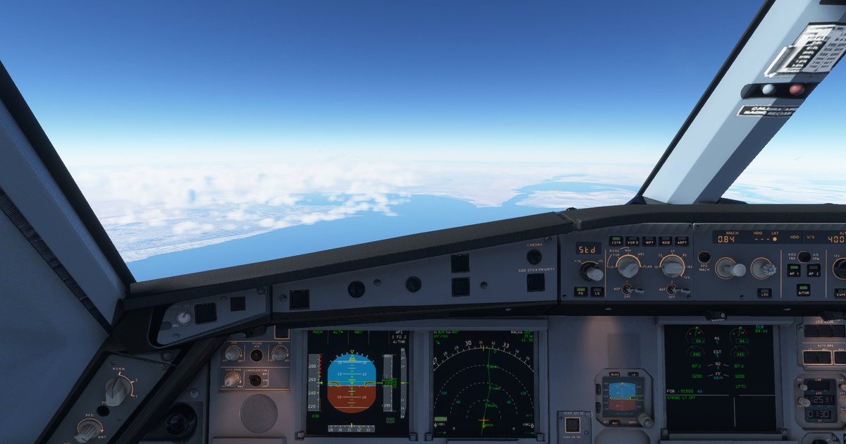 jehuluna22's tweet image. @vatsimctl On our way to Geneva from Dubaï, Cruising FL400😊😍