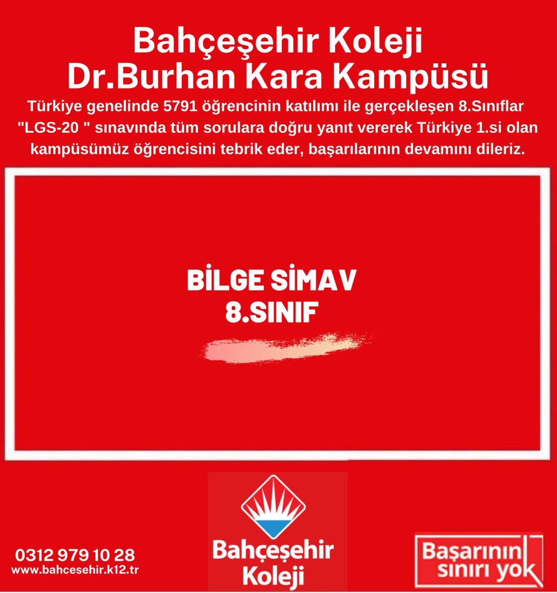 “Bahçeşehir Koleji Öğrencilerini Arıyorsanız En İyilerin Arasına Bakın. ”
Sevgili öğrencimizi, öğretmenlerimizi ve velimizi tebrik ederiz. ❤️💙 #başarınınsınırıyok