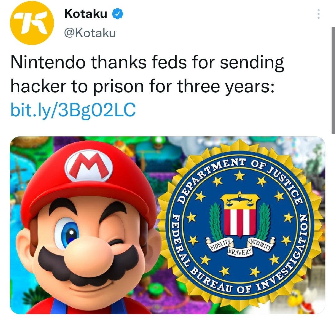 oddgheadlines's tweet photo. Very cool thank you Nintendo https://t.co/67BfCZ0Rzt