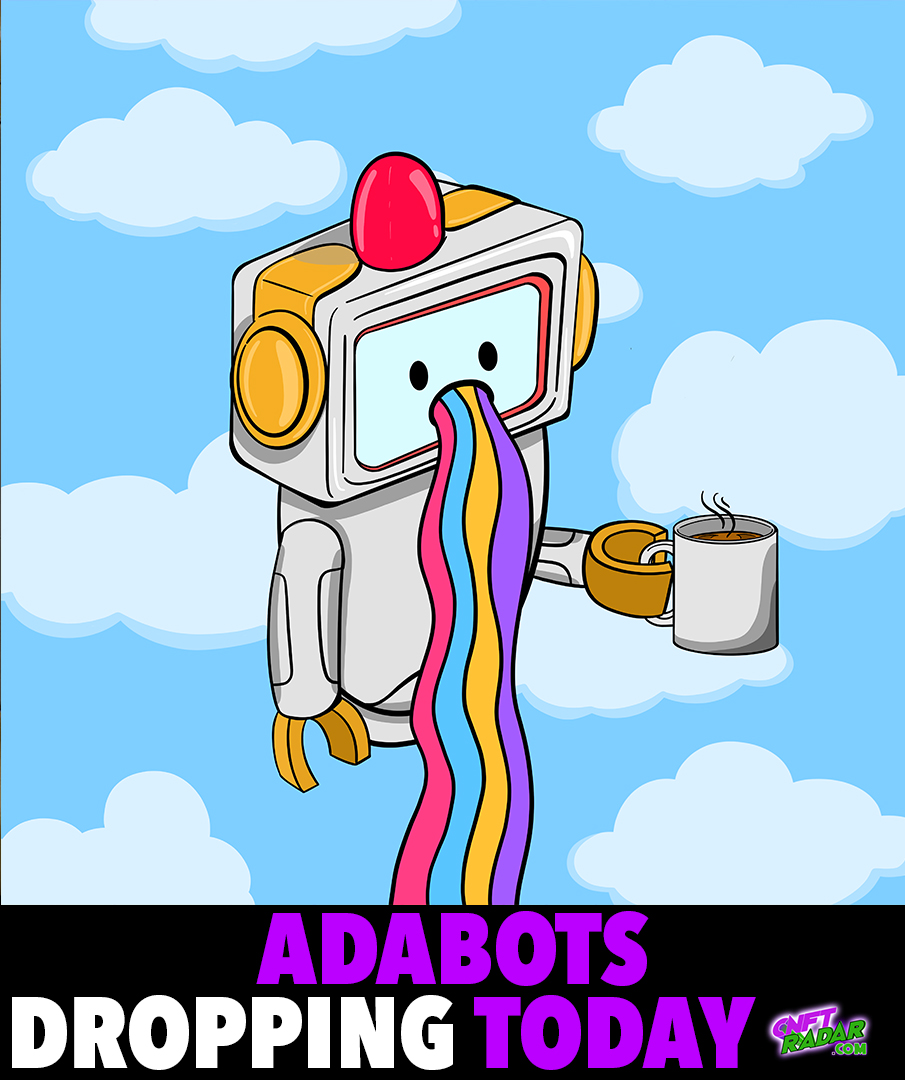 ADAbotz #CNFT drop is coming up👀⏰
📢<a href="/AdaBotz/">ADA botz | MINT 13th Feb 8 PM UTC</a>

Check our calendar on cnftradar.com for drop details!
 
#Cardano  #CNFTdrop #CNFTCommunity #NFTMint #NFTMintAlert #cnftproject #ADA