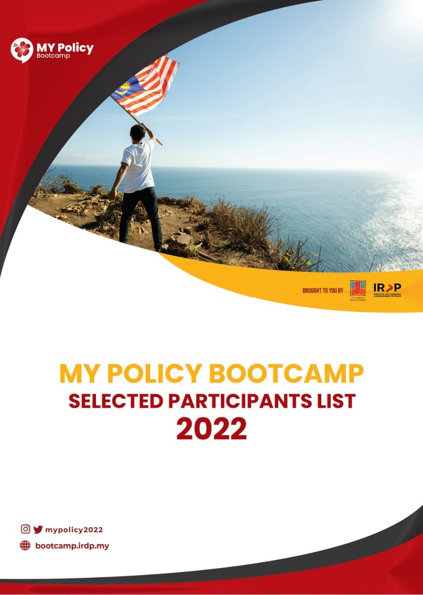 mypolicy2022's tweet photo. ANNOUNCEMENT 

Our Selected Participants list is out. Be sure to check your name in the list. 

Best wishes for your next adventure!

#MyPolicyBootcamp

[1] https://t.co/7iWMf1AxNV