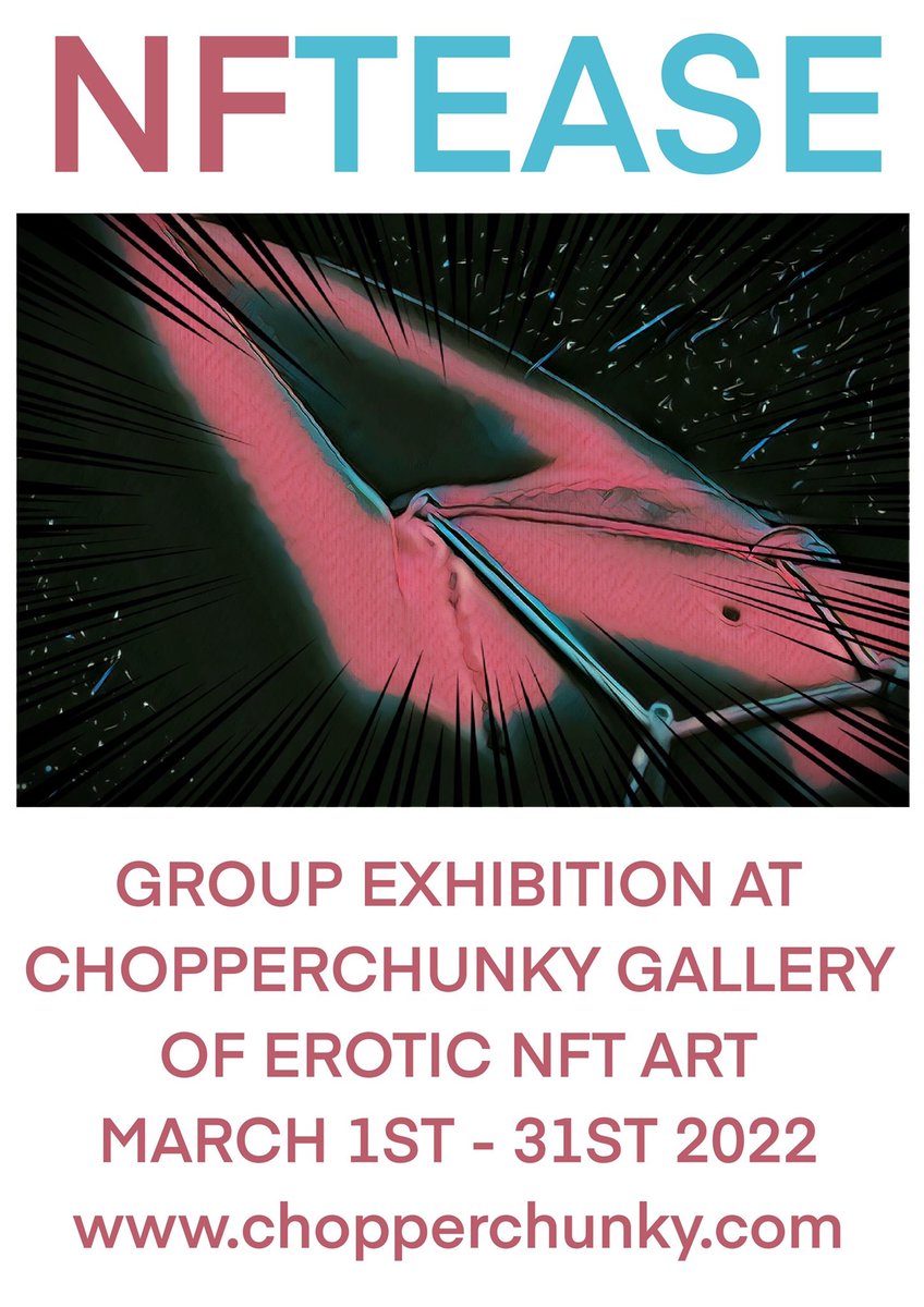 daniparis519's tweet photo. Time to announce a wonderful event going on in the NFT community and thank you @marccraigart for putting this together. You can see me, @polyannie01, @KrissyPhoenix and @DirkHooper. So many amazing creators have come together to celebrate this event.
#nft #galleryevent #erotic https://t.co/sr0b0c27Ec