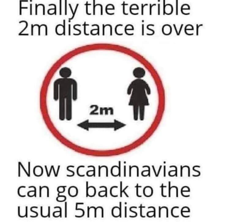 DenmarkinPoland's tweet photo. Regards from Denmark and remember to keep the right distance 😊
#DanishHumor #DenmarkinPoland #keepthedistance https://t.co/aXTLWP7ZEG https://t.co/aoJYmI0Mvz