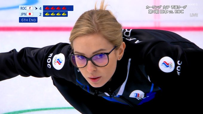 ロシアカーリングメガネ先輩ガリーナ アルセンキナが美人 結婚は 100ワニカフェ