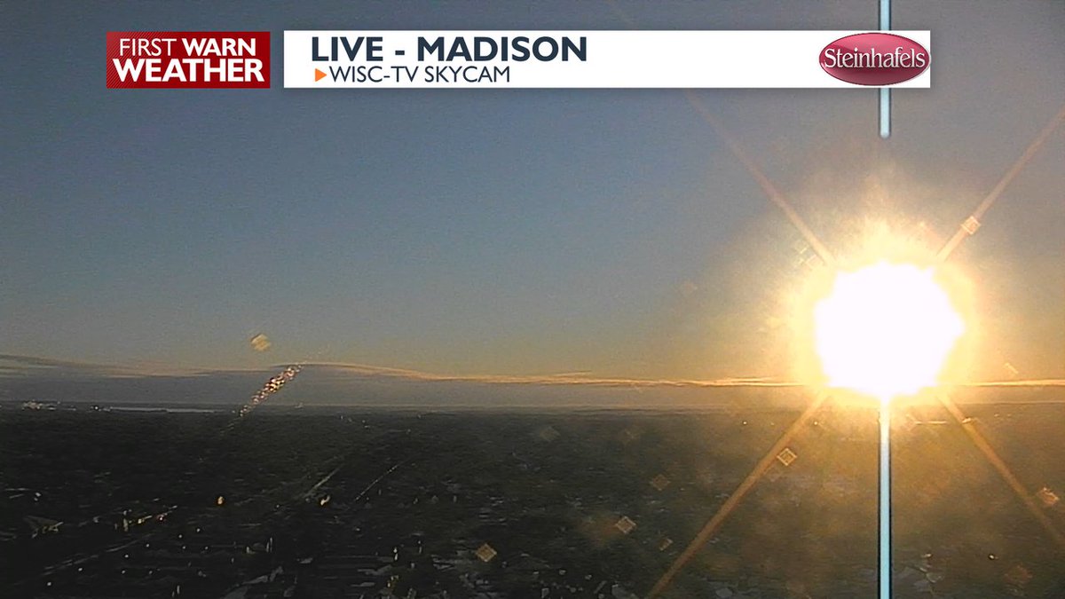 JSeawright_TVWX's tweet photo. Beauty of a sunrise to start our Super Bowl weekend! Who do you have winning the big game?   #wiwx #winter #wisconsin https://t.co/I4s7av87WF