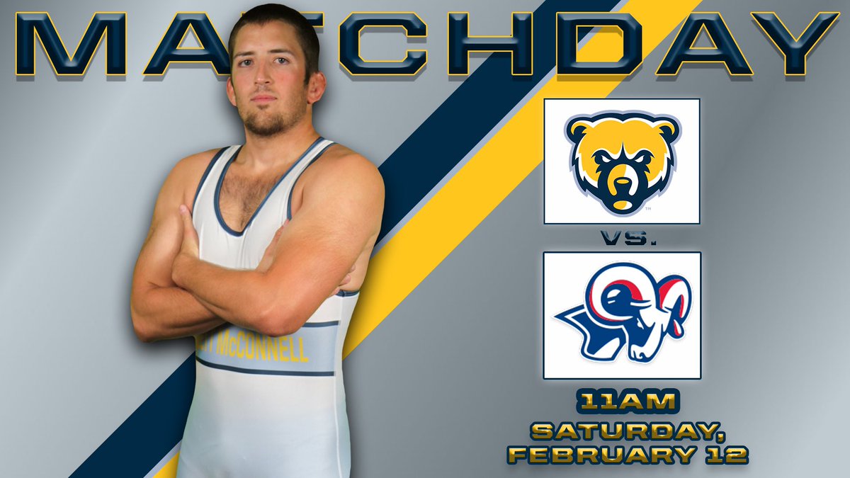 ‼️🐻🤼It’s #MATCHDAY and #SENIORDAY for your wrestling team—Head to the TMU Volleyball/Wrestling Arena to watch the Bears go face to face with Bluefield, starting at 11AM…#WeAreTMU <a href="/GoTMUWrestling/">Truett McConnell University Wrestling</a>