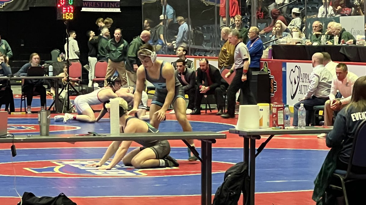 PopeAthletics's tweet photo. Congrats @joeyrob26697171 STATE CHAMP 6A 160lb @WrestlingPope @cobb_sports @OfficialGHSA @CCSD_AD https://t.co/rN5NLo0KWR