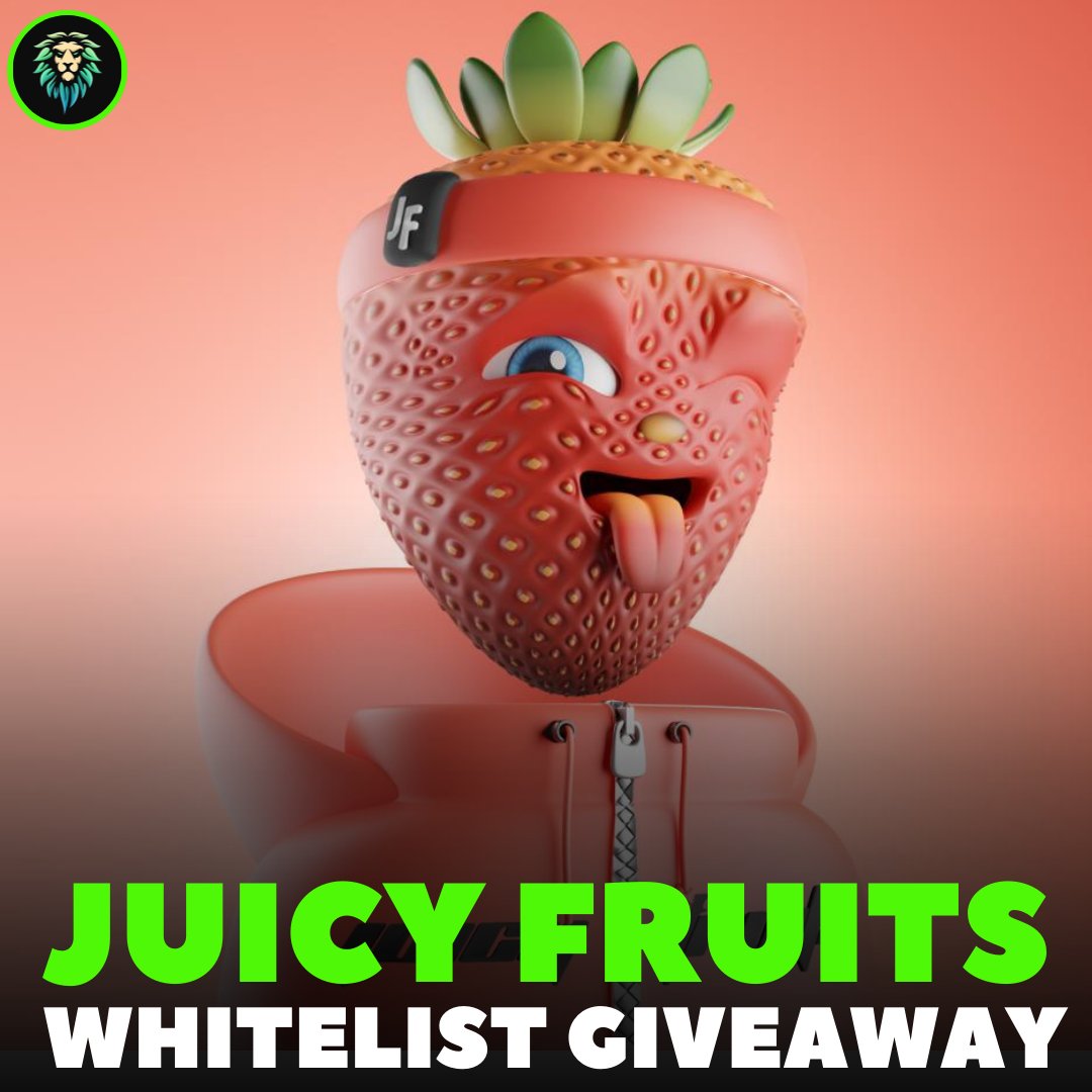 moschetto_marco's tweet photo. 🚨 JUICY FRUITS GIVEAWAY 5 WL SPOTS (24h)🚨

1️⃣ Follow @JuicyFruitsNFT &amp; @NFT__Royale

2️⃣ Like + RT + Tag friends

3️⃣ Text me “DONE” in DM

#NFTGiveaway #Giveaway #NFTCommunity https://t.co/sbeEGhOwyJ