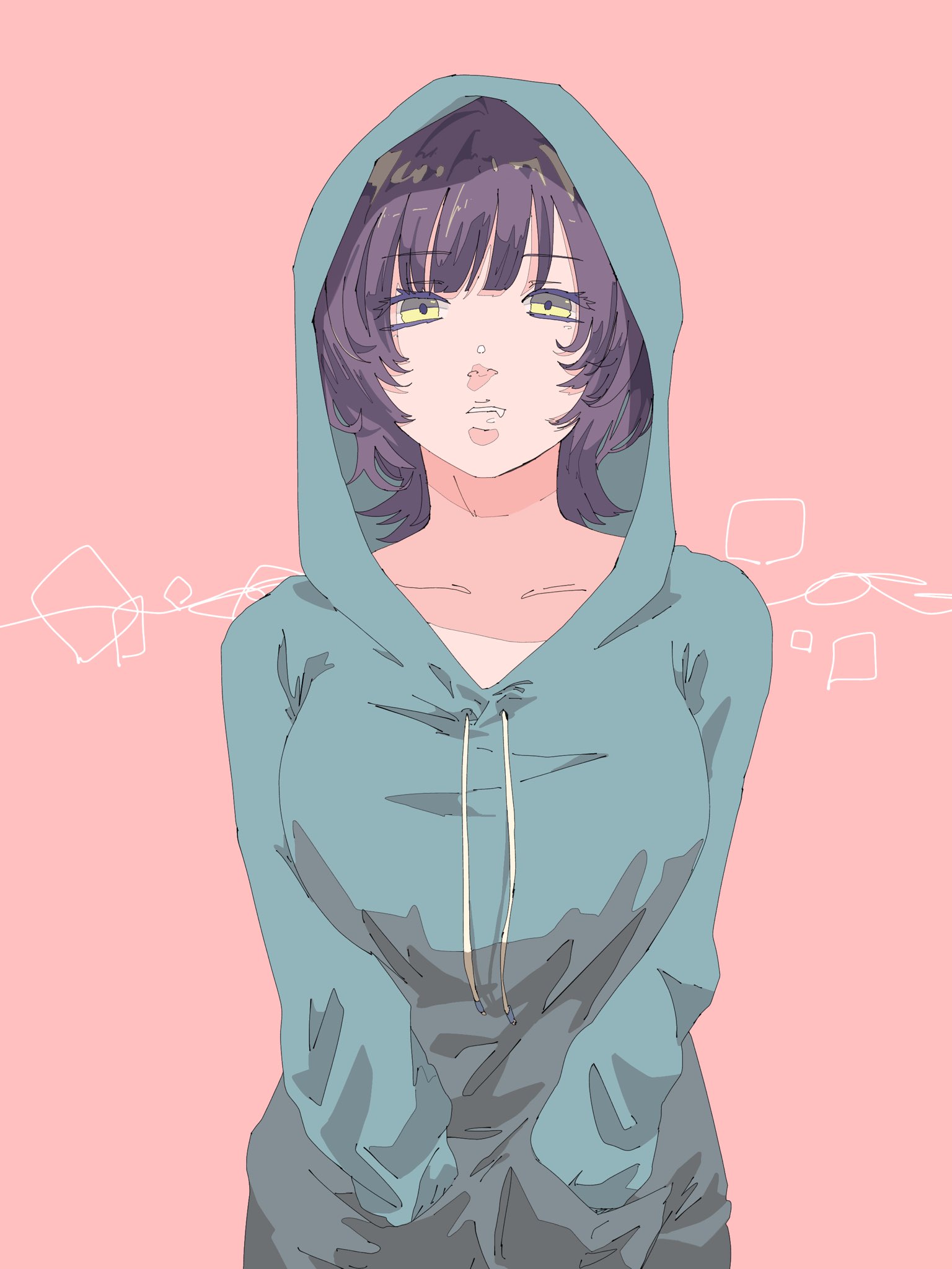 H R パーカー女子 イラスト T Co Bziaagwghy Twitter