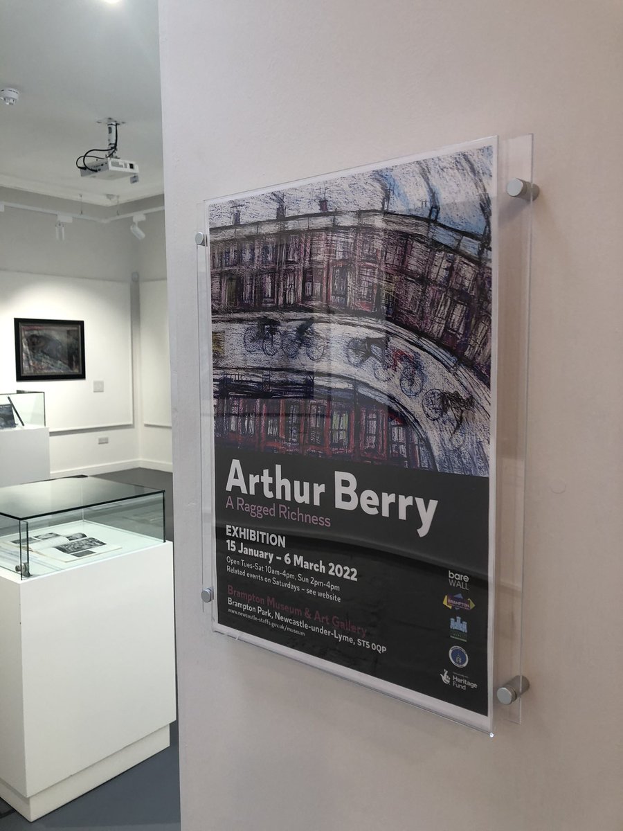 Great Arthur Berry exhibition @BramptonMuseum showcasing his love of the Potteries and the local people he loved to celebrate #arthurberry