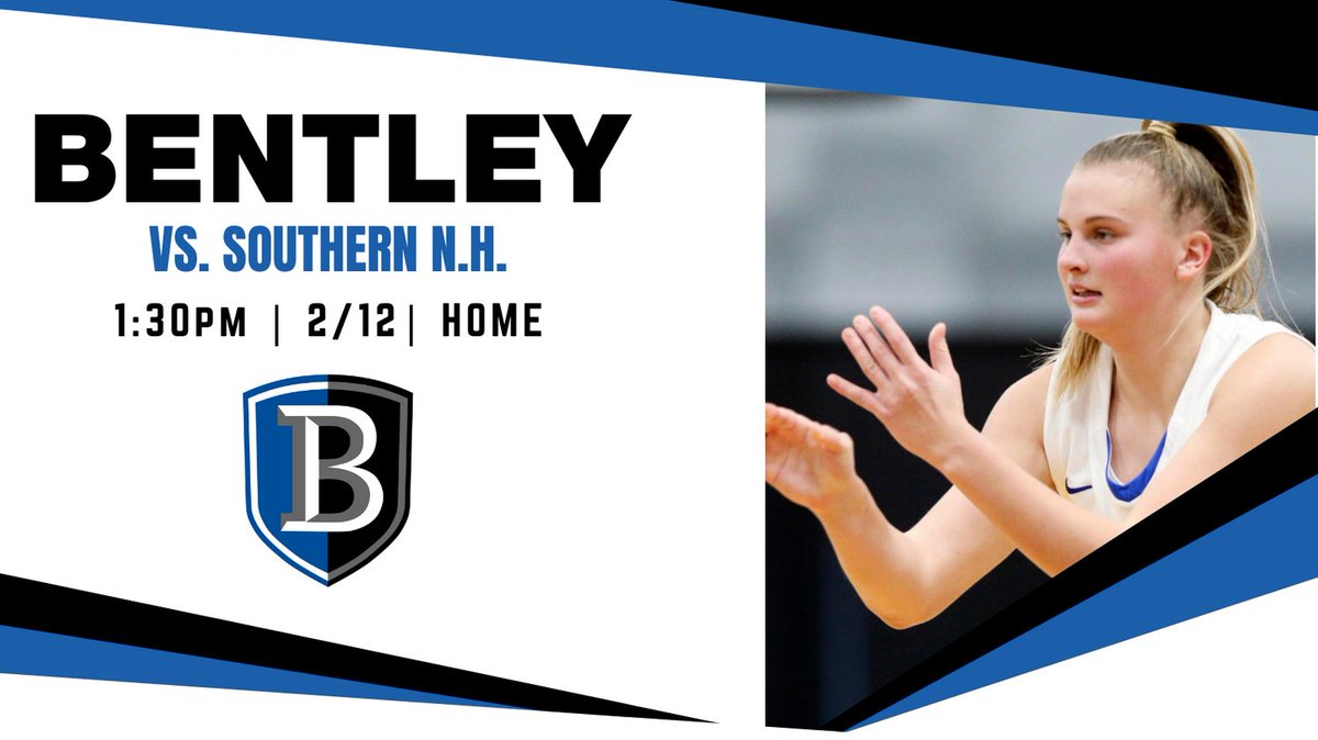 BentleyFalcons's tweet photo. 1st-place Bentley will be hosting Southern N.H. this afternoon with the Falcons looking to extend their lead in the NE10. It's also Pink Day so wear your pink!

Video: https://t.co/X1H3MQMpam
Stats: https://t.co/9sko2JkOvf

#BentleyU #BeAForce #NE10Embrace https://t.co/yTpAacNAWO