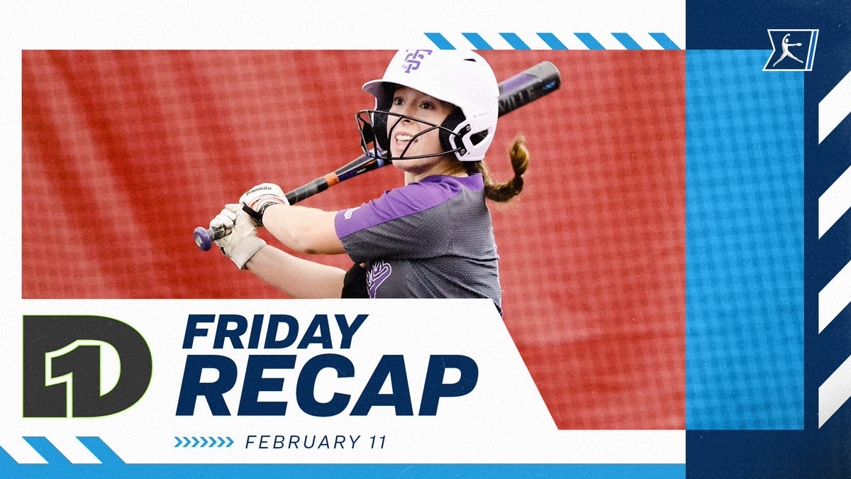 A handful of upsets, a NCAA record tied, and a DI newcomer looking right at home.

<a href="/D1Softball/">D1Softball</a> has it all in Friday's roundup: on.ncaa.com/bk7enw

#NCAASoftball
