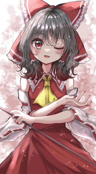 31.ウルフカット霊夢
#東方Project 
