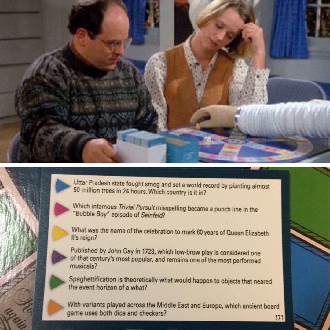 geethiktech's tweet photo. Can you guess why did the "Moops" misspelling incident occur in #TheBubblyBoy episode of @SeinfeldTV ?
It's obvious the @_TrivialPursuit  game card wasn't typeset 🤷‍♀️🤭

Experience the best typesetting services by clicking on the link below
https://t.co/3Cg1NPMWRx https://t.co/S5m2yOQXOm