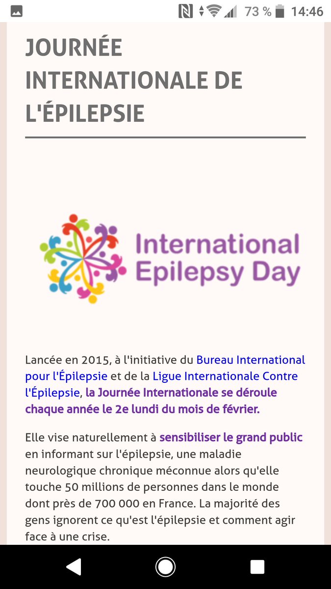 La caisse de Cognac, partenaire de la journée internationale de l'épilepsie ! Tous en violet le 14/02/22 😄