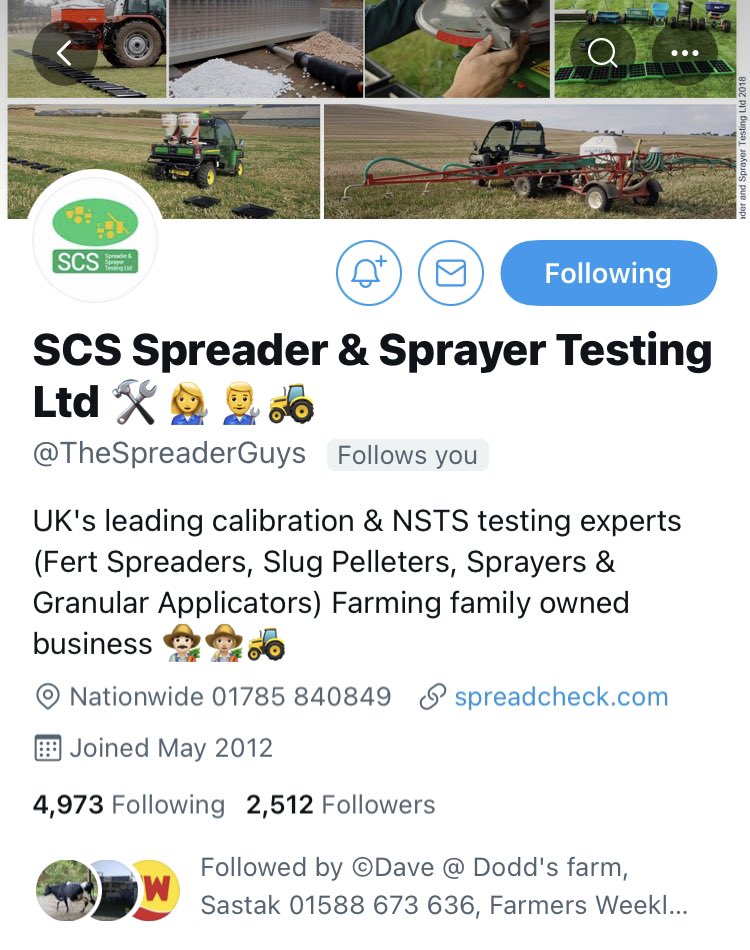 Fertiliser - a precious commodity at the best of times.
🌾
It would make sense to check that your fertiliser spreaders are working efficiently, placing your precious product as effectively as possible.
💸
These guys can help.
👍🏻
#fertiliser #traytest #precisionfarming