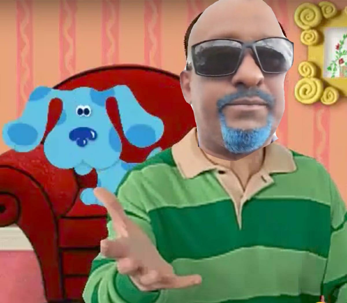 craig868's tweet photo. @fareeezy Blues Clue's has really gone downhill with their investigations. https://t.co/HwpBSD8HwI