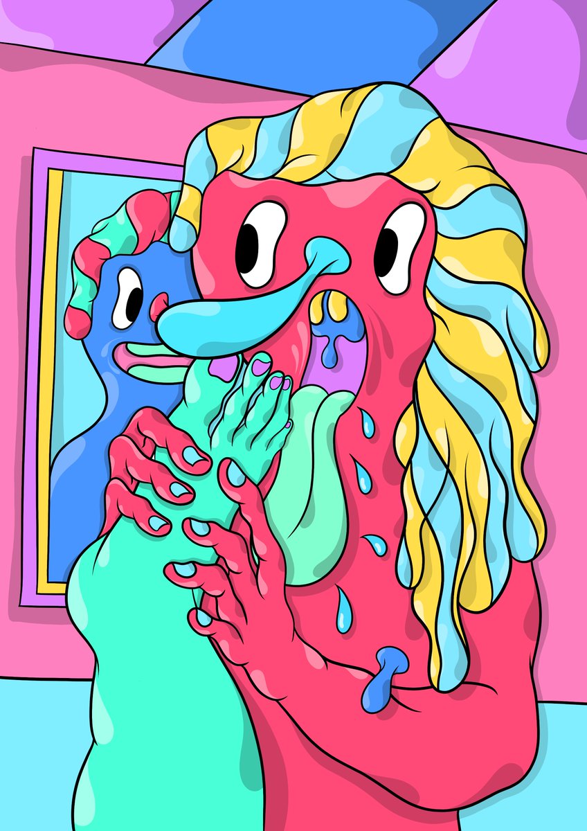 dimiology's tweet photo. Hi everyone, I am Dimi.
A digital illustrator from Athens, Greece based in London UK.
I make illustrations from my subconscious experiences which love and passion are invlolved. These are some samples of my works. Feel free to say Hi and get in touch with me.
Currently @SuperRare https://t.co/ZcCSZ3f37T