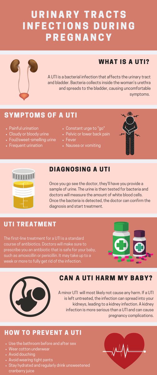 DailyPharmacist's tweet photo. UTI IN PREGNANCY🤰🏻

⚠️ Risk of pyelonephritis, premature rupture of membranes &amp; pre-term labour 

💊 Give antibiotics for 7 days

Trimethoprim - avoid in FIRST trimester as this is a folate antagonist

Nitrofurantoin - avoid in THIRD trimester due to risk of neonatal haemolysis https://t.co/km58HLabkP