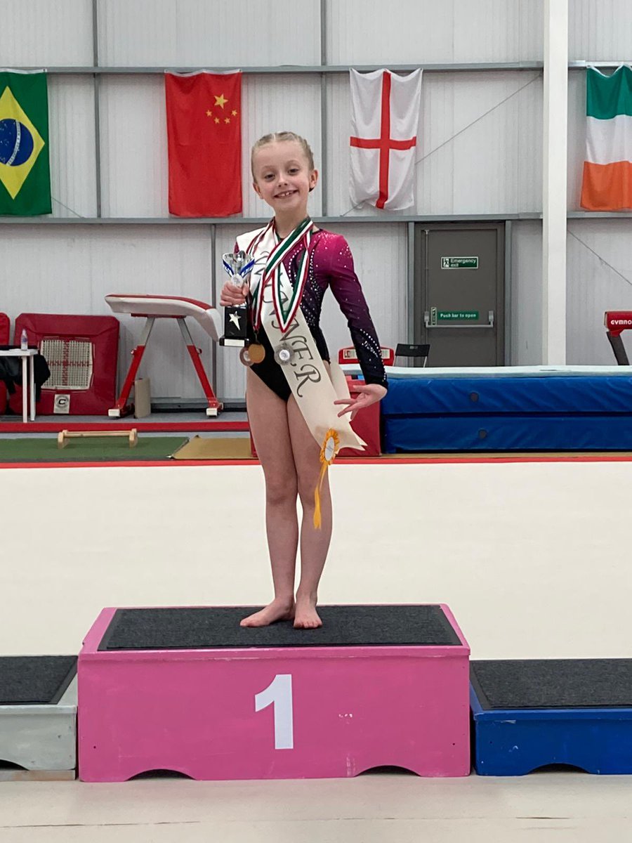 DLawrence85's tweet photo. Today Darcie had her first gymnastics grading. She had various medals and rosettes and was crowned overall champion for South Central Area!She now qualifies for the welsh finals in a few weeks times. Thank you @VGAGymnastics for all your support. @ympsdenham @ympsrossiter https://t.co/CIfxB4lnpS