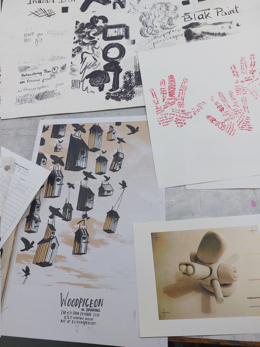 SamiyaCreates's tweet photo. This week, I went to a screen printing induction. A great induction - sparking ideas and inspiration!

Artlab facilities include screen printing, intaglio, lithography, and relief printing, using a fine selection of presses and associated equipment @ArtlabCPS @uclanADF https://t.co/RUq9vAkZ1s