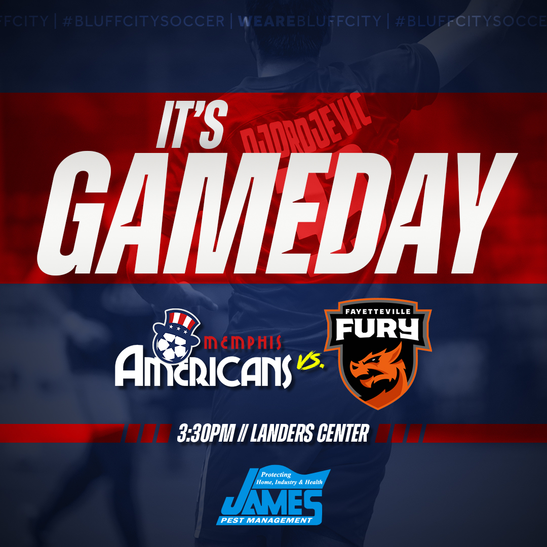 MemAmericans's tweet photo. MID-SOUTH!! Are you ready for another #GAMEDAY?!?
⚽️ vs. @FuryNISL
⏰ Men at 3:30pm CT, Women at 5:30pm CT
🎟️ https://t.co/iw6NKGNBks
📺 https://t.co/pZ5rPcik0d
📍 @LandersCenter
#BluffCitySoccer #LetsGoMemphis #901ForAll https://t.co/daSOnc7LNI
