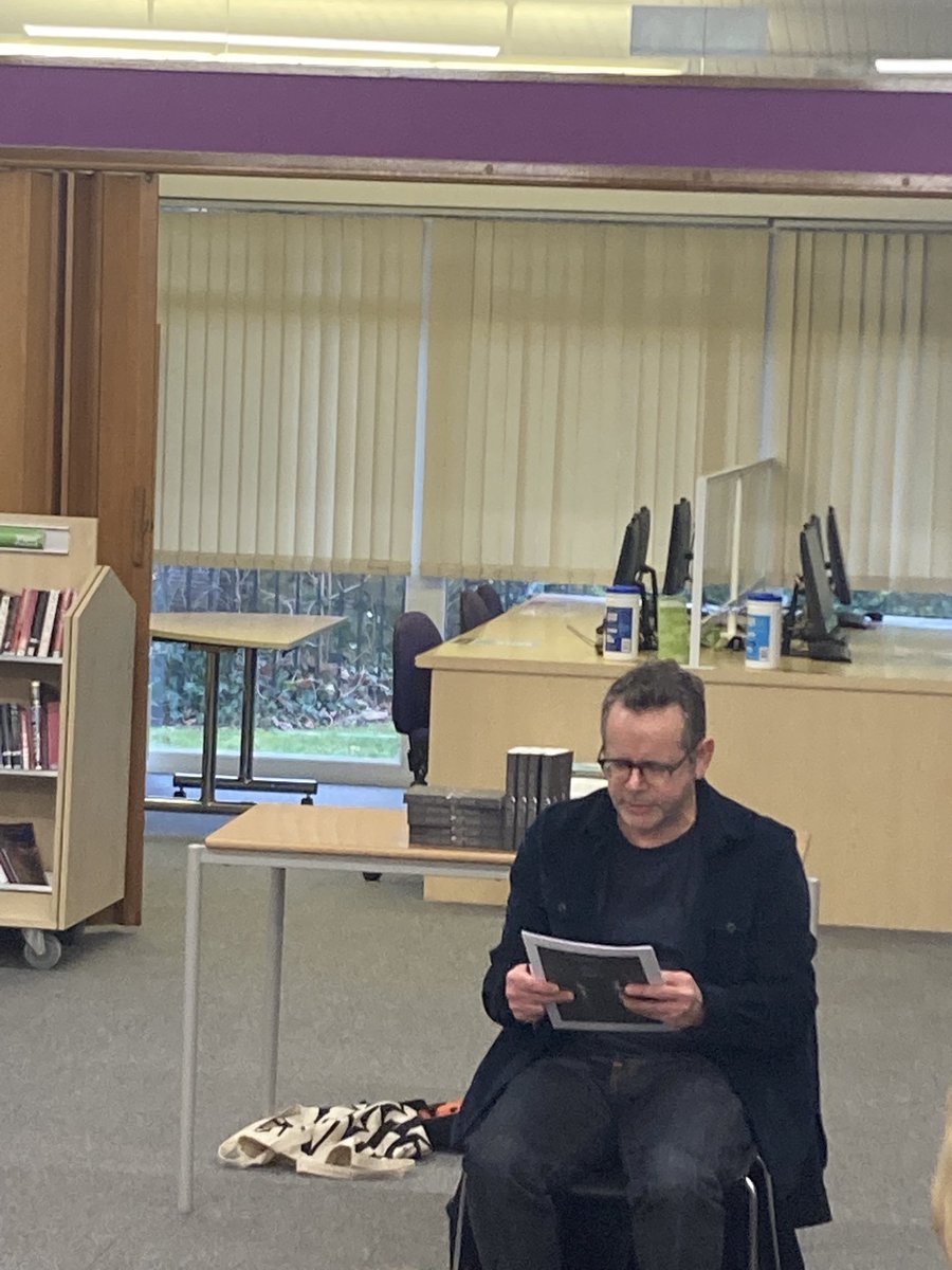 GreenHouseB00ks's tweet image. ⁦⁦@ggaffa⁩ reading from his brilliant new book #outofthedark published by the ever reliable #indiepress ⁦@Confingo⁩ at #standishlibrary