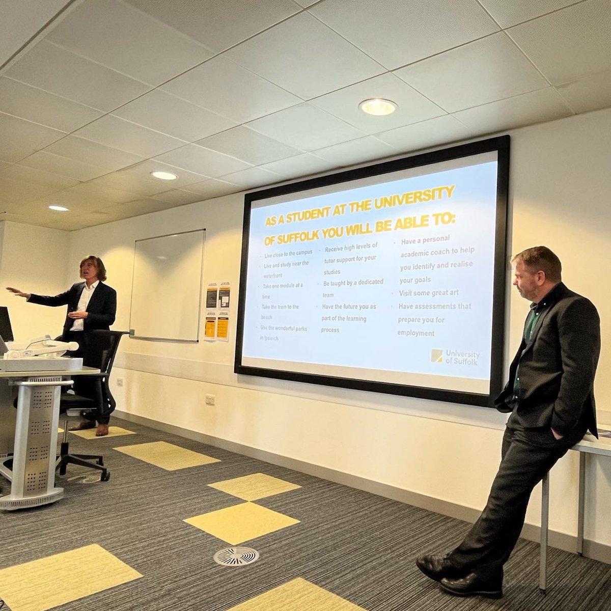 UniofSuffolk's tweet image. Lovely to see lots of faces at our Applicant Open Day today. We hope you enjoyed it!

#HelloSuffolk