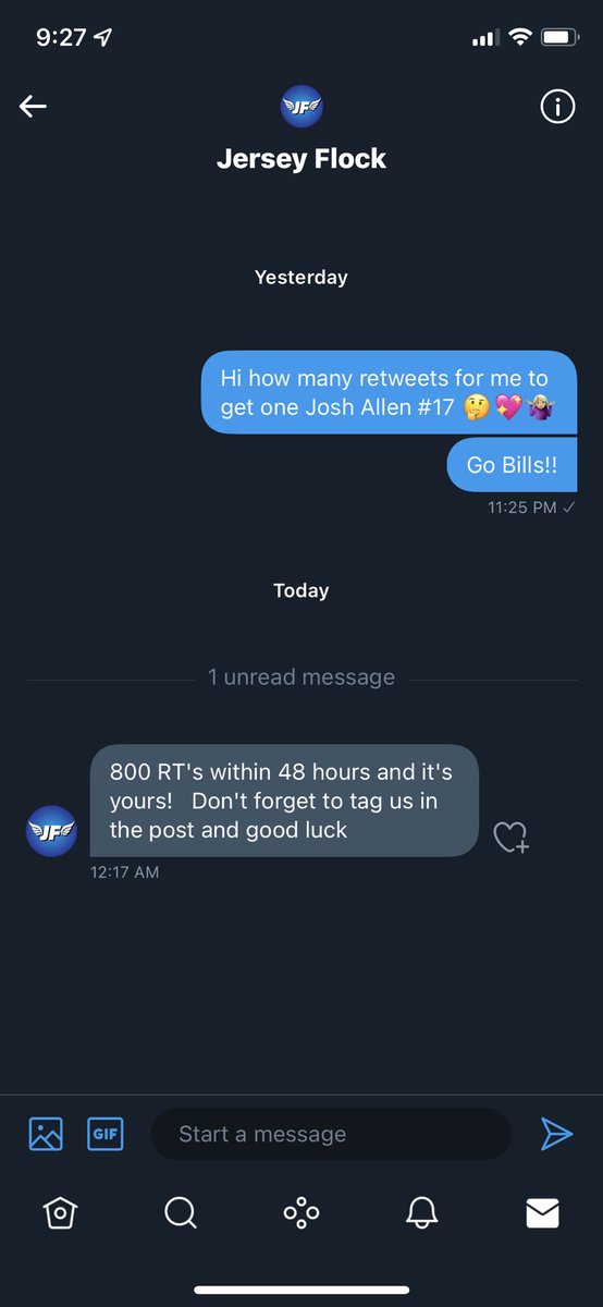 #BillsMafia 800 Retweets and a can have a <a href="/JoshAllenQB/">Josh Allen</a> jersey from <a href="/JerseyFlock/">ShopJerseyFlock.com</a> 🙏🏻💫 Can you help me out?? #GoBills