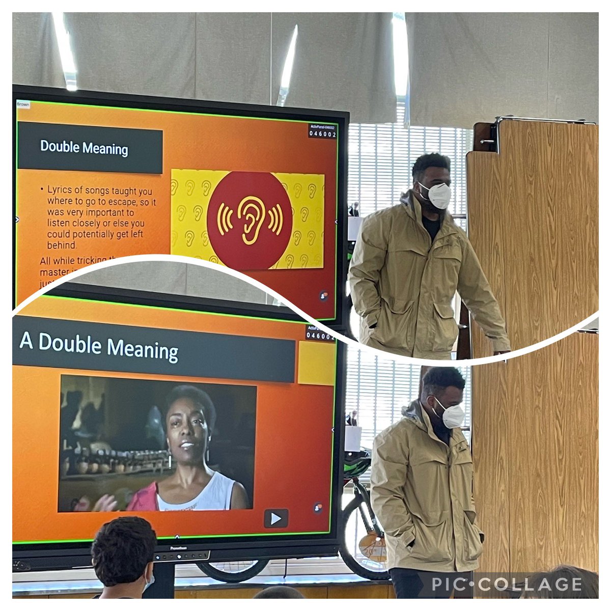 FUSD_Phoenix's tweet photo. Celebrating #BlackHistoryMonth with lessons on the #History of #braids &amp; #music. Shoutout to our staff for your weekly presentations! @fresnounified https://t.co/xd8j4PDmPQ