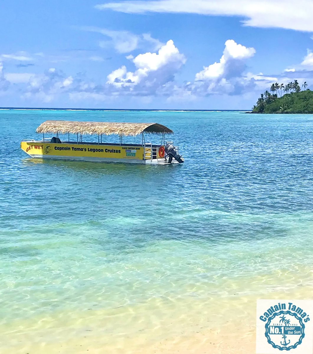 What a fantastic stunning day on beautiful Muri Lagoon today😎🏝
#captaintamas #rarotonga #lagoon
 #ocean #paradise #sea #sky #travel #water