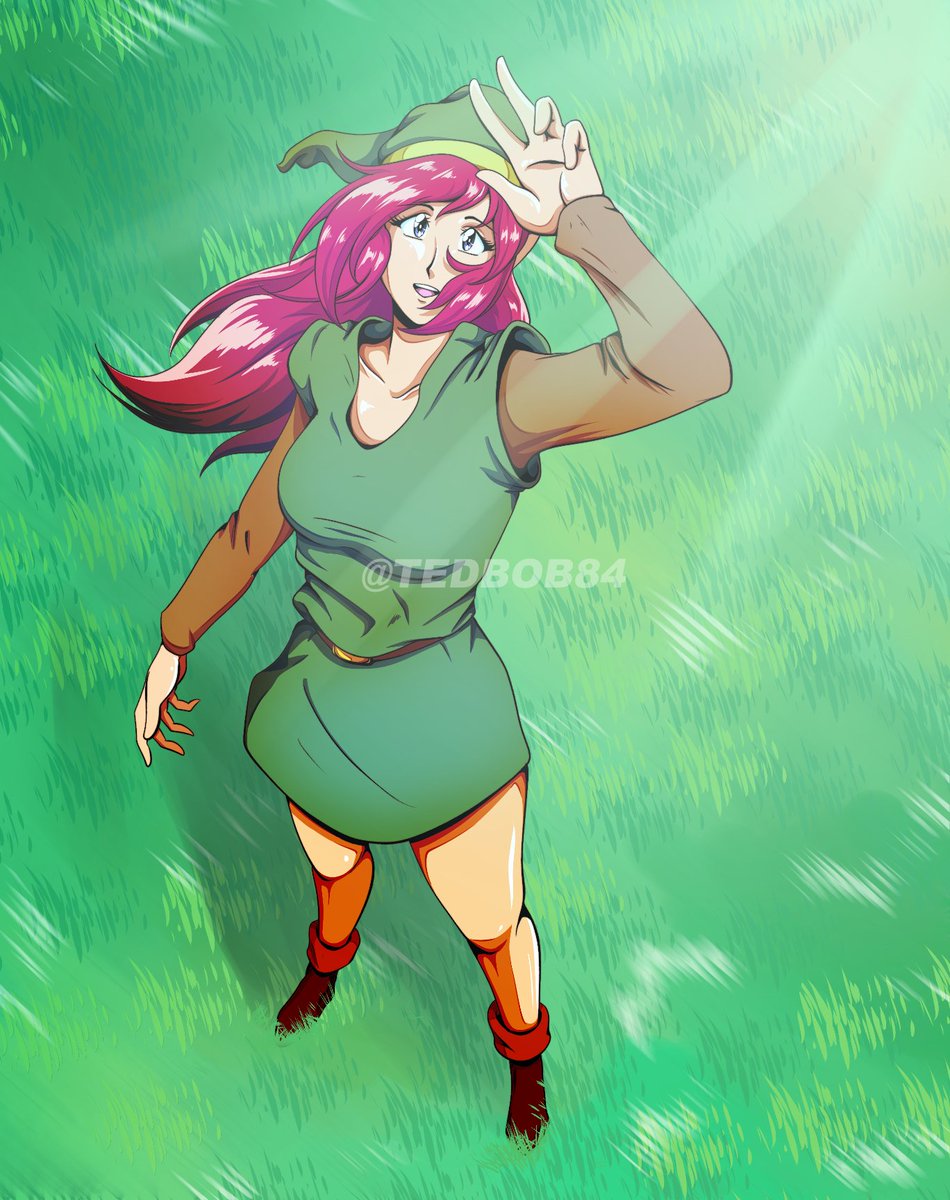 tedbob84's tweet photo. Still a work in progress, but wanted to share a personal piece since it's been a while. Taking part in the " Lady Link " that's been going around.
#LegendOfZelda #ladylink https://t.co/Rhzbmb5cPl