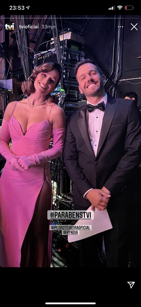 A Rita Pereira e o Pedro Teixeira são tão fofos juntos!!! 
Que nostalgia ve-los juntos!!! Volta dança com as estrelas ⭐️ 🧡 #galatvi #GalaAniversarioTVI