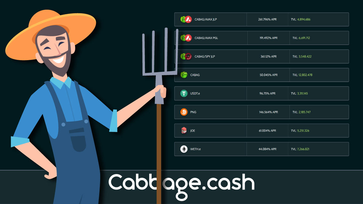 CabbageCashh's tweet image. 🥬 Cabbage.Cash🥬

The healthiest #YieldFarm on #Avalanche